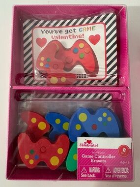 Celebrate: 🎮 Game Controller Erasers - (NEW) (Party Favor Set 8)